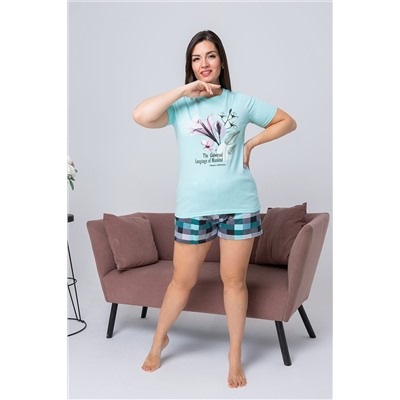 Пижама 6762 (футболка + шорты) НАТАЛИ #810734