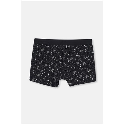 Dagi Siyah Desenli Pamuk Boxer