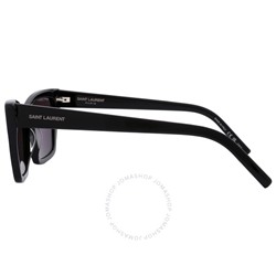 Saint Laurent  Grey Cat Eye Ladies Sunglasses