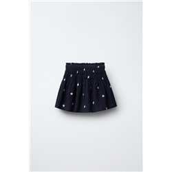 STAR PRINT BERMUDA SKORT