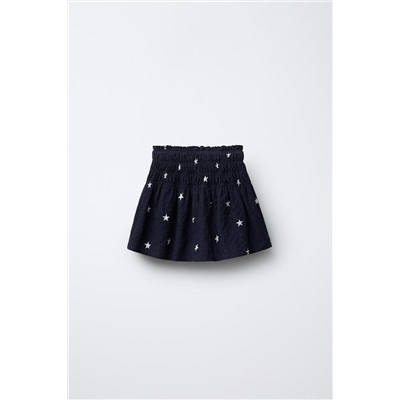 STAR PRINT BERMUDA SKORT