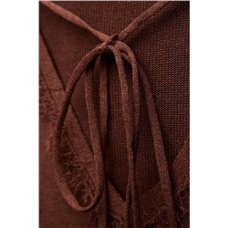 RUFFLED KNIT BLOUSE
