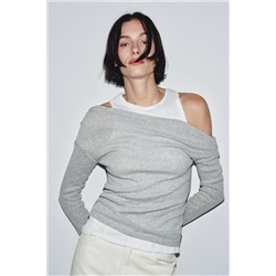 CAMISETA ASIMÉTRICA EFECTO DOBLE