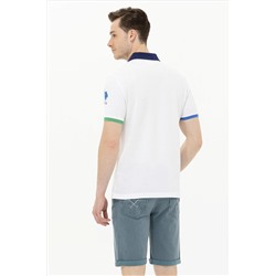 Erkek Beyaz Polo Yaka Tişört