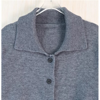 Кардиган с длинными рукавами и отворотом КО*С