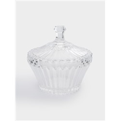 Конфетница, 17 см, с крышкой, стекло Р, Saltaire