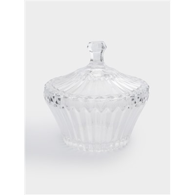 Конфетница, 17 см, с крышкой, стекло Р, Saltaire