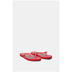 Chanclas baño suela estampada