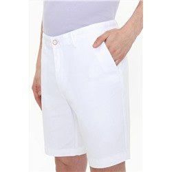 Erkek Beyaz Dokuma Şort