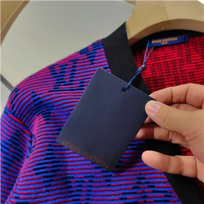 Вязаный неоновый кардиган Loui*s Vuitto*n