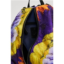 Mochila pequeña multiposición floral