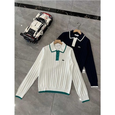 Женское классическое поло с длинным рукавом ЛАКОСТ*Е