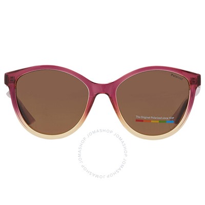 Polaroid  Polarized Bronze Cat Eye Ladies Sunglasses Item No. PLD 4133/S/X 0S2N/SP 55