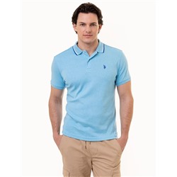 SLIM FIT TIPPED INTERLOCK POLO SHIRT