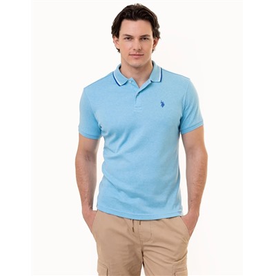 SLIM FIT TIPPED INTERLOCK POLO SHIRT