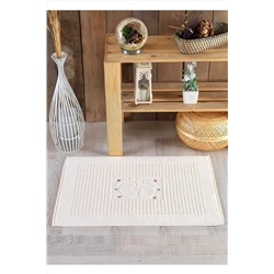 AYHOME, Englsh Banyo Ayak Havlusu Banyo Kaydırmaz Tuvalet Paspası Banyo Ayak Paspası Baskılı Çiçekli Havlu