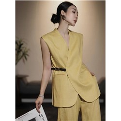 Шикарный льняной костюм 2 цвета