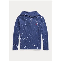 Boys 8-20 Paint-Splatter Hooded Tee