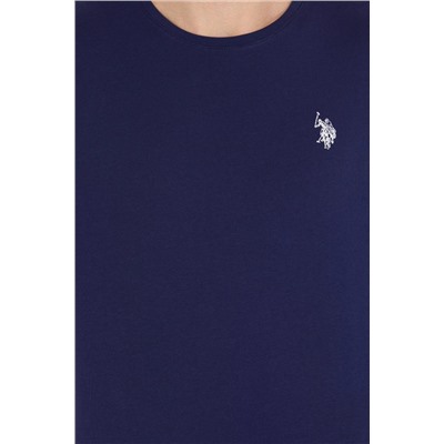 Erkek Lacivert Bisiklet Yaka Tişört