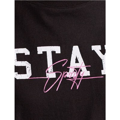 Футболка оверсайз с принтом из премиального 100% хлопка