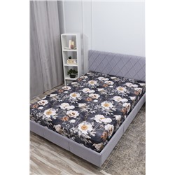 Простыня поплин Темная ночь 2