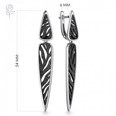 Серьги серебро 52941SB