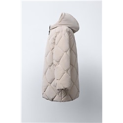 LIGHTWEIGHT RUBBERISED PUFFER COAT