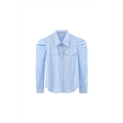 Camisa de rayas Celeste y blanco