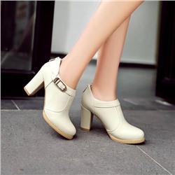 Укороченные ботильоны на высоком каблуке 👠 Большие размеры