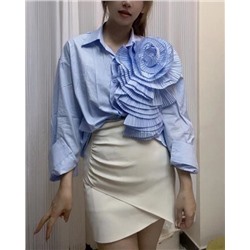 Трендовые рубашки с объемным цветком 😍 🌸  Основной состав ткани хлопок