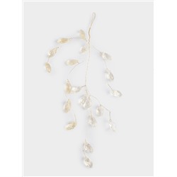 Украшение декоративное, 30 см, подвесное, акрил, золотистое, Кристаллы, Event