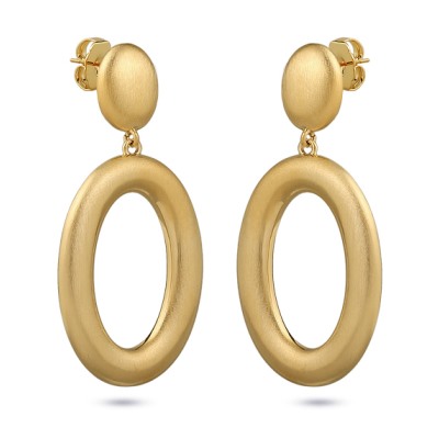 Серьги (покрытие сатиновое золото)