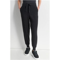 COZY CABLE SWEATER JOGGER