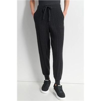 COZY CABLE SWEATER JOGGER