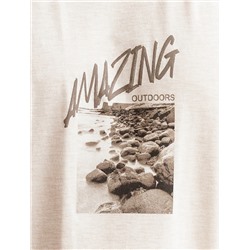 Футболка из премиального хлопка с авторским принтом