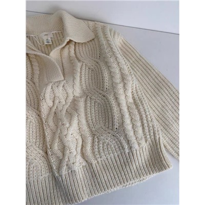 Вязанный свитер с воротником поло Н*М