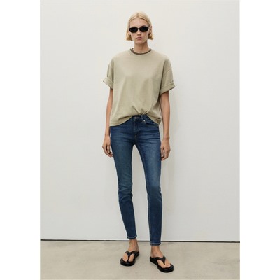 Jeans Pushup skinny tiro bajo