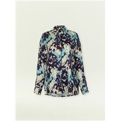 Рубашка с абстрактным принтом из 100% вискозы, B3245/graphica