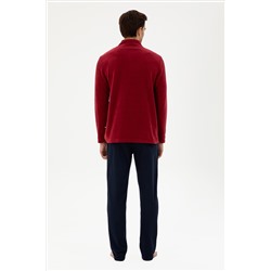 Erkek Bordo Pijama Takımı