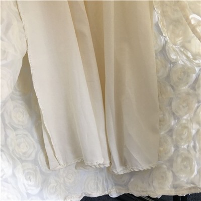 Женская длинная юбка с объемными розами