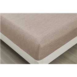Простыня на резинке Страйп Меланж с высотой борта 25 см.