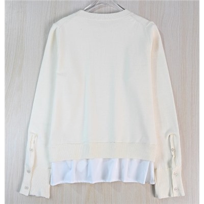 Вязаный свитер из двух частей КО*С