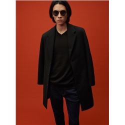 Sweatshirt mit V-Ausschnitt