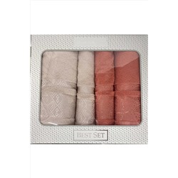 Özdilek Dory Best Set Hamam Takımı - Kiremit-bej