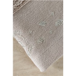 Gauthıer Nakışlı %100 Pamuk 2'li El Havlusu - Bej - 30x45 cm