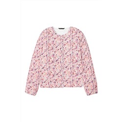 Anorak light Blanco y rosa