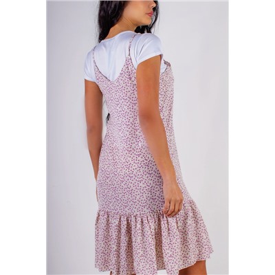 Комплект Сарафан с воланом+Футболка, арт. 8868