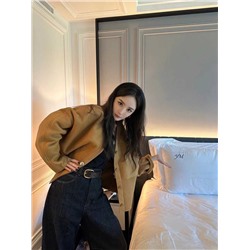 Женский широкий ремень Loewe  из коровьей кожи с металлической латунной пряжкой Экспорт в Испанию