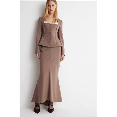 Макси-юбка с расклешенным подолом  ЛАЙ*М