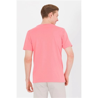 Erkek Somon Basic Bisiklet Yaka Tişört